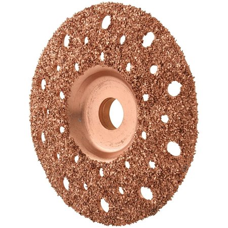 ALLSTAR 4 in. Dia. 23 Grit Flat Grinding Disc; 0.62 in. Arbor Hole ALL44181